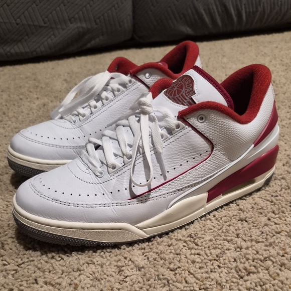 Jordan Other - Men's White and Red Sneakers